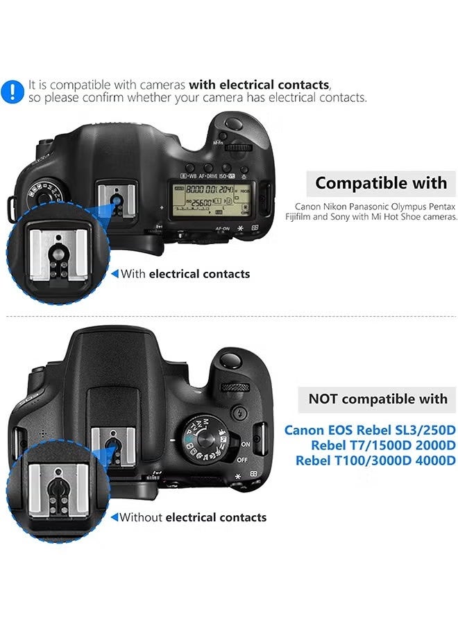 Neewer TT560 Flash Speedlite for Canon Sony Nikon Panasonic Olympus Pentax and Other DSLR Cameras, Digital Camera Speedlight with Standard Hot Shoe - Image 3